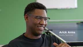 Meet Arick, one of our Quality Assurance Technicians